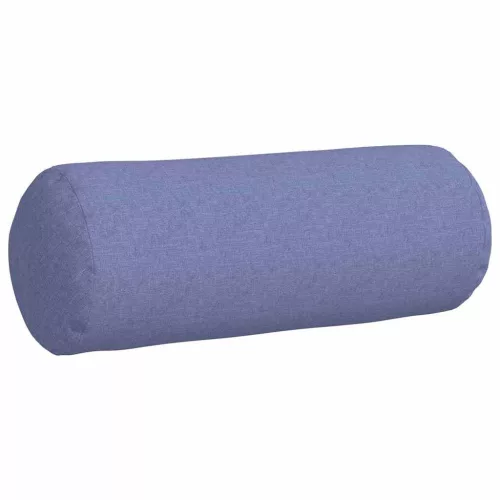 Hengerpárnák 2 pcs Farmerkék Ø 25 x 70 cm szövet