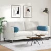 Hengerpárnák 2 pcs Kék Ø 25 x 70 cm Bársonyos szövet