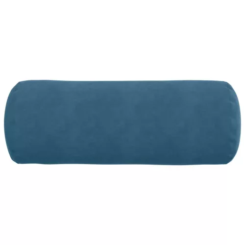Hengerpárnák 2 pcs Kék Ø 25 x 70 cm Bársonyos szövet