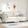 Hengerpárnák 2 pcs Világosszürke Ø 25 x 70 cm Bársonyos szövet