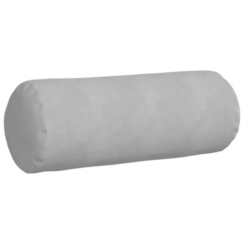 Hengerpárnák 2 pcs Világosszürke Ø 25 x 70 cm Bársonyos szövet