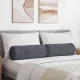 Hengerpárnák 2 pcs Sötétszürke Ø 25 x 70 cm Bársonyos szövet