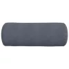 Hengerpárnák 2 pcs Sötétszürke Ø 25 x 70 cm Bársonyos szövet