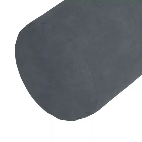 Hengerpárnák 2 pcs Sötétszürke Ø 25 x 70 cm Bársonyos szövet