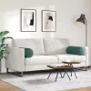 Hengerpárnák 2 pcs Sötétzöld Ø 25 x 70 cm Bársonyos szövet