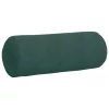 Hengerpárnák 2 pcs Sötétzöld Ø 25 x 70 cm Bársonyos szövet
