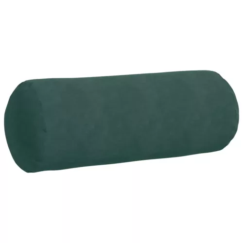 Hengerpárnák 2 pcs Sötétzöld Ø 25 x 70 cm Bársonyos szövet