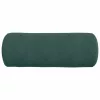 Hengerpárnák 2 pcs Sötétzöld Ø 25 x 70 cm Bársonyos szövet