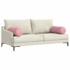 Hengerpárnák 2 pcs Rózsaszín Ø 25 x 70 cm Bársonyos szövet