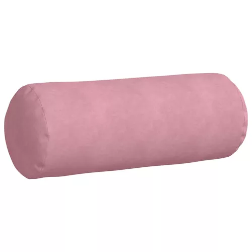 Hengerpárnák 2 pcs Rózsaszín Ø 25 x 70 cm Bársonyos szövet
