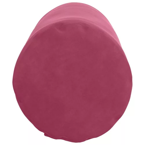 Hengerpárnák 2 pcs Bordó Ø 25 x 70 cm Bársonyos szövet