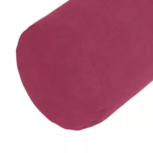 Hengerpárnák 2 pcs Bordó Ø 25 x 70 cm Bársonyos szövet