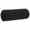 Hengerpárnák 2 pcs Fekete Ø 25 x 70 cm Bársonyos szövet