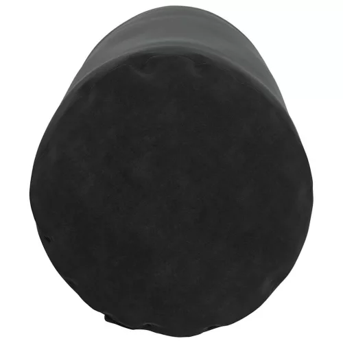 Hengerpárnák 2 pcs Fekete Ø 25 x 70 cm Bársonyos szövet
