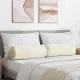 Hengerpárnák 2 pcs Krém Ø 25 x 70 cm Bársonyos szövet
