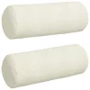 Hengerpárnák 2 pcs Krém Ø 25 x 70 cm Bársonyos szövet