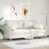 Hengerpárnák 2 pcs Krém Ø 25 x 70 cm Bársonyos szövet