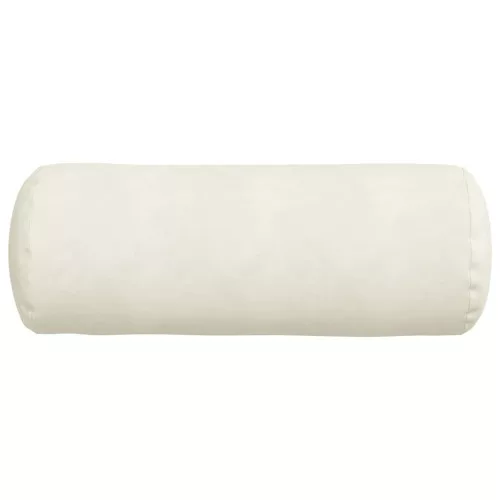 Hengerpárnák 2 pcs Krém Ø 25 x 70 cm Bársonyos szövet
