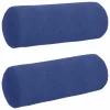 Hengerpárnák 2 pcs Rendőrségi kék Ø 25 x 70 cm Bársonyos szövet