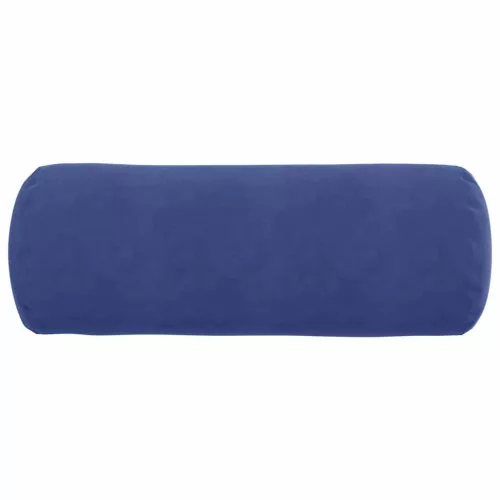 Hengerpárnák 2 pcs Rendőrségi kék Ø 25 x 70 cm Bársonyos szövet
