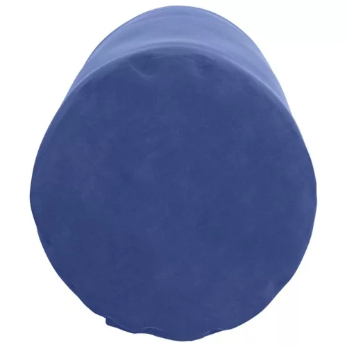 Hengerpárnák 2 pcs Rendőrségi kék Ø 25 x 70 cm Bársonyos szövet