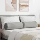 Hengerpárnák 2 pcs Világosszürke Ø 25 x 70 cm