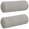 Hengerpárnák 2 pcs Világosszürke Ø 25 x 70 cm