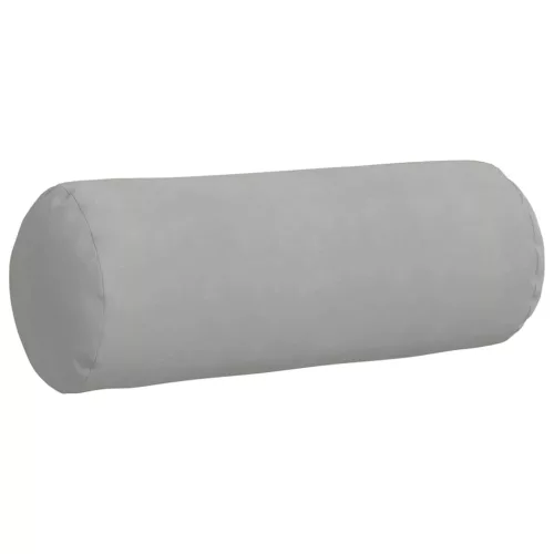 Hengerpárnák 2 pcs Világosszürke Ø 25 x 70 cm