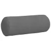 Hengerpárnák 2 pcs Sötétszürke Ø 25 x 70 cm Mikroszálas Szövet