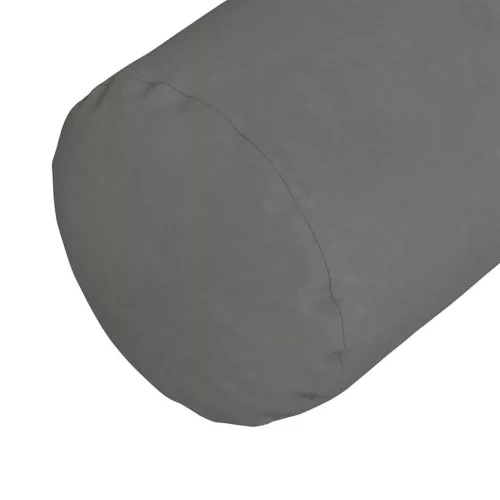 Hengerpárnák 2 pcs Sötétszürke Ø 25 x 70 cm Mikroszálas Szövet