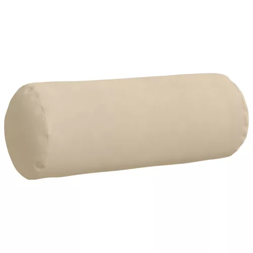 Hengerpárnák 2 pcs Krém Ø 25 x 70 cm Mikroszálas Szövet