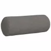 Hengerpárnák 2 pcs Világosszürke Ø 25 x 70 cm Bársonyos szövet