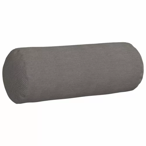 Hengerpárnák 2 pcs Világosszürke Ø 25 x 70 cm Bársonyos szövet