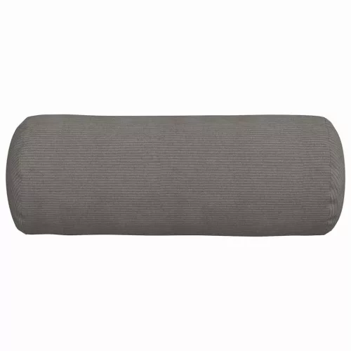 Hengerpárnák 2 pcs Világosszürke Ø 25 x 70 cm Bársonyos szövet
