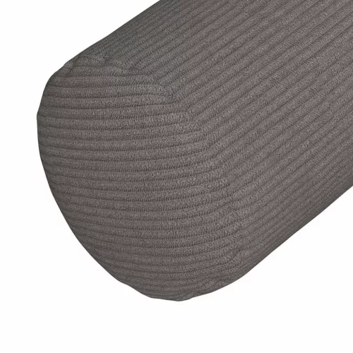 Hengerpárnák 2 pcs Világosszürke Ø 25 x 70 cm Bársonyos szövet