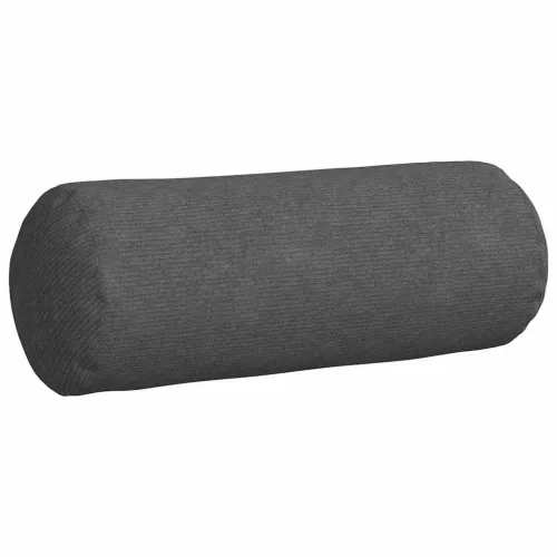 Hengerpárnák 2 pcs Sötétszürke Ø 25 x 70 cm Bársonyos szövet