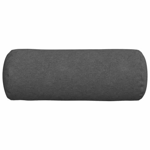 Hengerpárnák 2 pcs Sötétszürke Ø 25 x 70 cm Bársonyos szövet