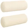 Hengerpárnák 2 pcs Krém Ø 25 x 70 cm Bársonyos szövet