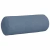 Hengerpárnák 2 pcs Kék Ø 25 x 70 cm Bársonyos szövet