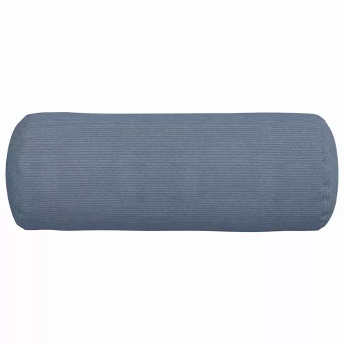 Hengerpárnák 2 pcs Kék Ø 25 x 70 cm Bársonyos szövet