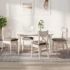 Ülőpárnák 4 pcs Tópszínű 40 x 40 x 6 cm Mikroszálas