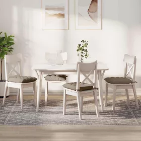 Ülőpárnák 4 pcs Tópszínű 40 x 40 x 6 cm Mikroszálas