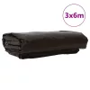 Ponyva 650g / m² Barna 3 x 6 m Vászon PVC bevonattal