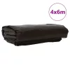 Ponyva 650g / m² Barna 4 x 6 m Vászon PVC bevonattal
