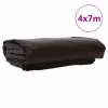 Ponyva 650g / m² Barna 4 x 7 m Vászon PVC bevonattal