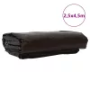 Ponyva 650g / m² Barna 2,5 x 4,5 m Vászon PVC bevonattal