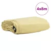 Ponyva 650g / m² Bézs 4 x 8 m Vászon PVC bevonattal