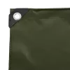 Ponyva 650g / m² Olajzöld 4 x 4 m Vászon PVC bevonattal