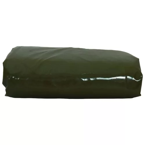 Ponyva 650g / m² Olajzöld 1,5 x 10 m Vászon PVC bevonattal