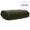Ponyva 650g / m² Olajzöld 1 x 2,5 m Vászon PVC bevonattal